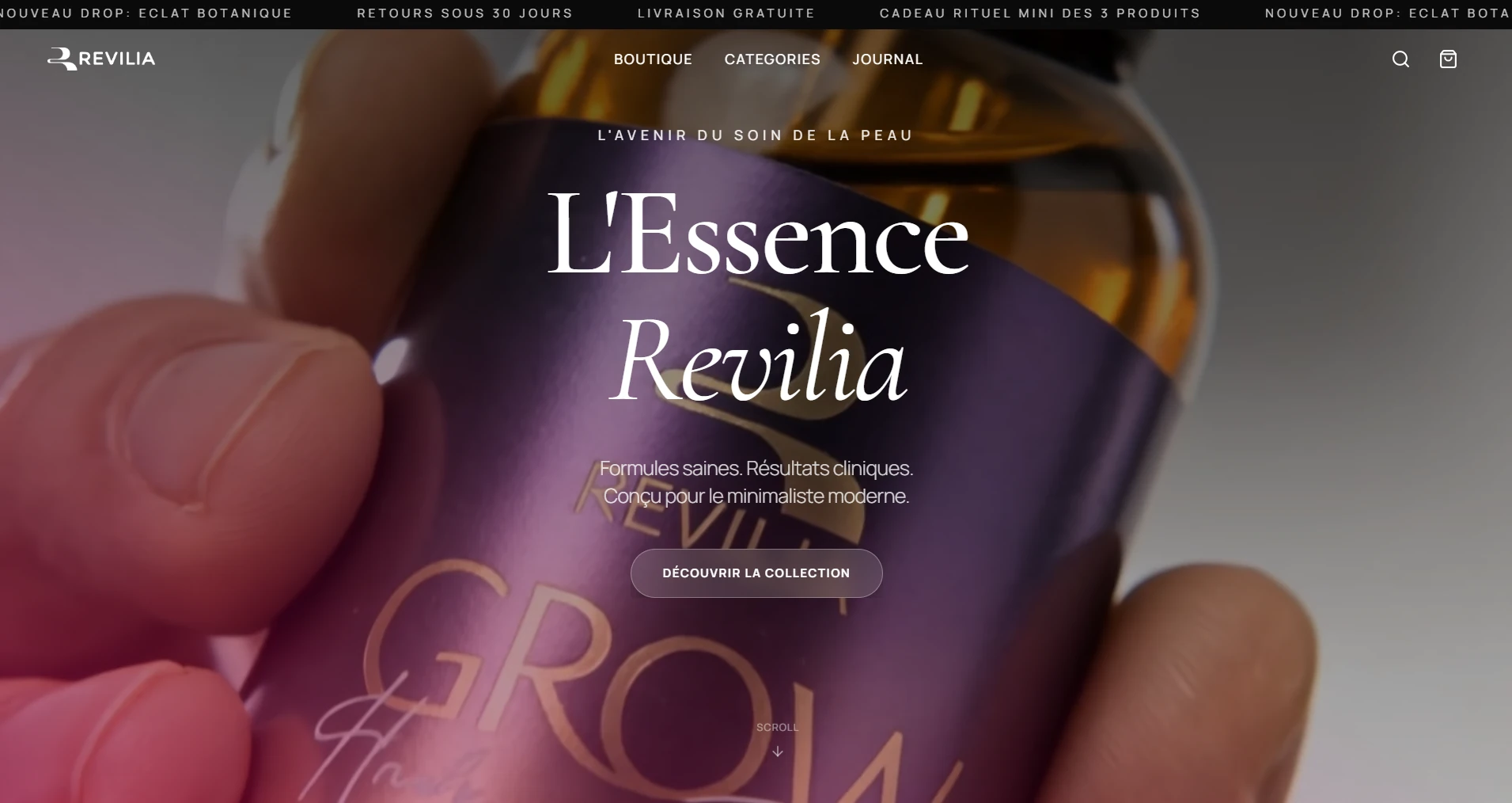 Revilia Lab — Clinical-grade botanical skincare